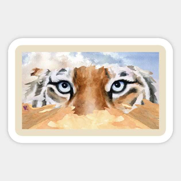 Eyes of the tiger Sticker by Viper Unconvetional Concept